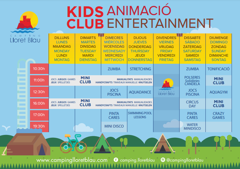 programa de animacion semanal